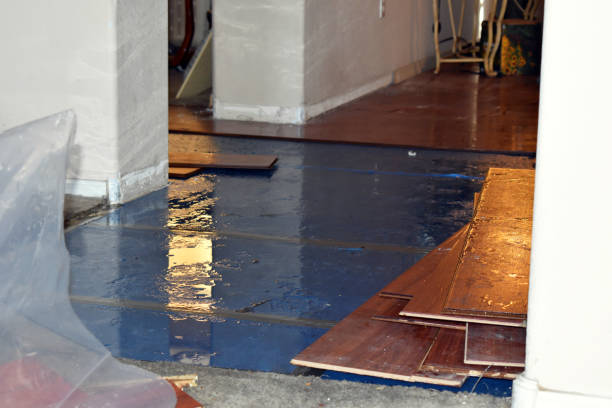 Professional Water Extraction technician working in Folly Beach, SC
